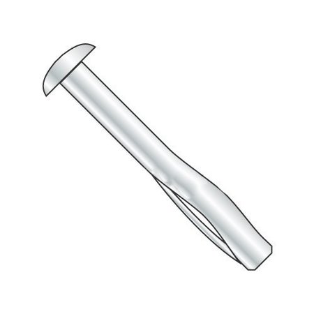 NEWPORT FASTENERS Tire Wire Pin Anchor, 1/4" Dia., 2" L, Alloy Steel Zinc Plated, 100 PK 975950